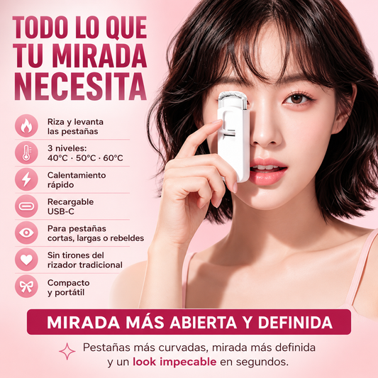 Nuevo Rizador de Pestañas Eléctrico Recargable Portátil Personalizado Mini Rizador de Pestañas